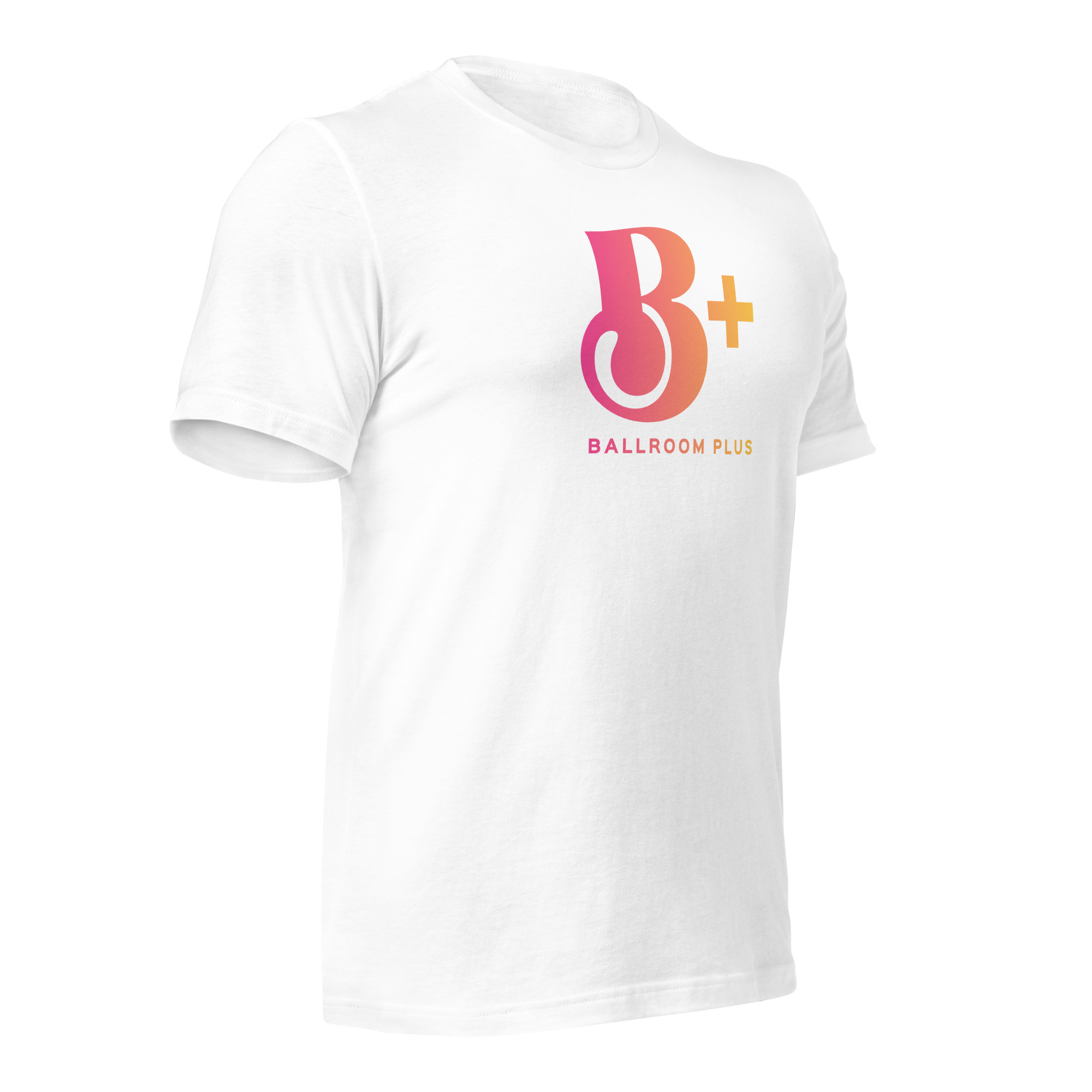 B+ Logo White Unisex t-shirt - Image 4